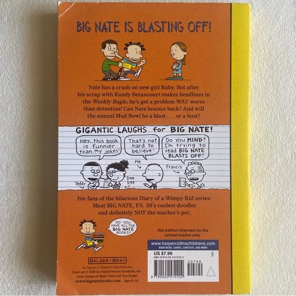 Big Nate Books Set of 3 Books by Lincoln Peirce - Picture 3 of 7